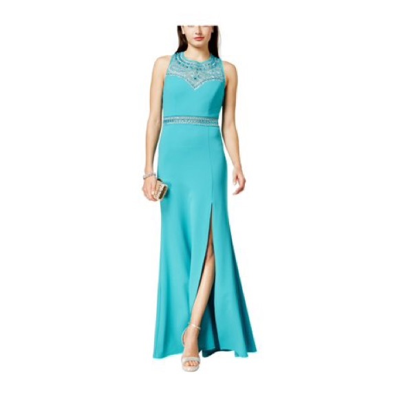 B. Darlin Turquoise Dress - Picture 1 of 3